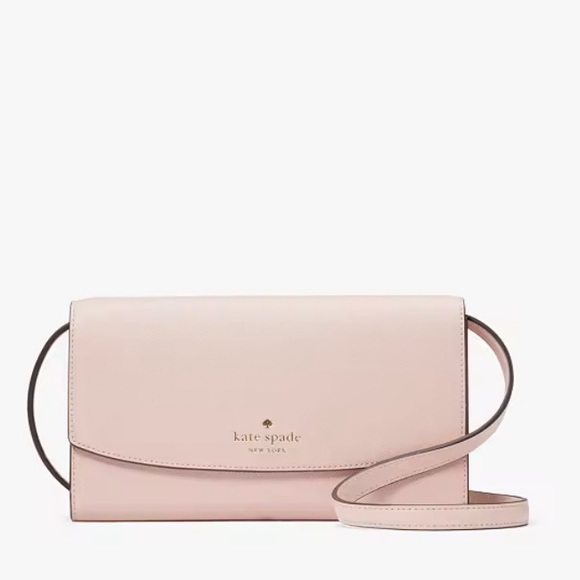 NEW Kate spade Dana Small Flap Crossbody in smoke rose - Picture 1 of 4